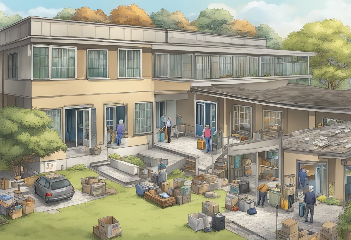 Residents' belongings auctioned off, staff layoffs, and deteriorating facilities as funds run out in a retirement home