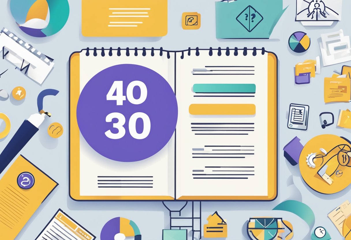 A retirement-themed FAQ page with bold lettering, a question mark icon, and a lack of 401k imagery