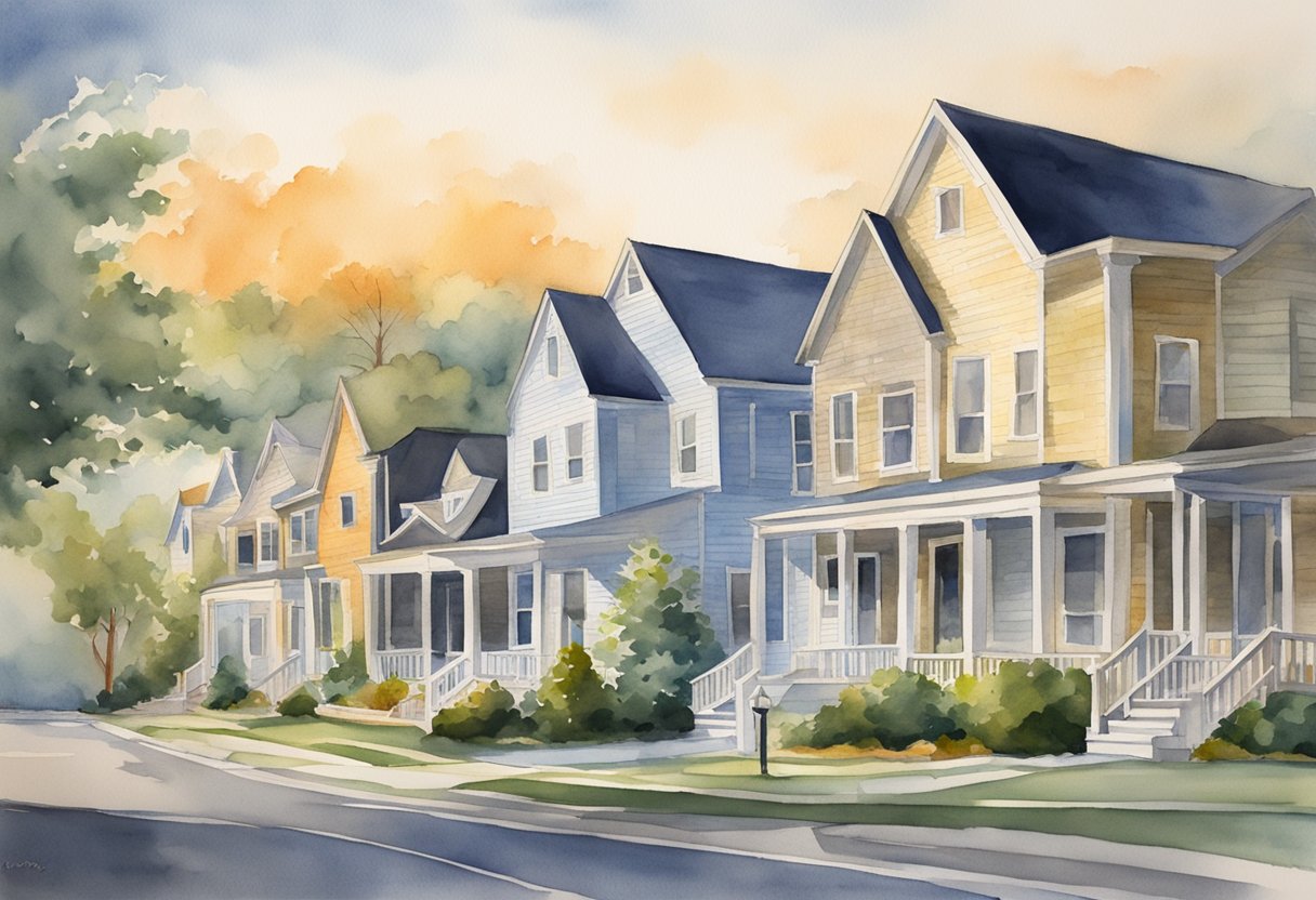 A graph showing rising property values and increasing demand for real estate in Maryland