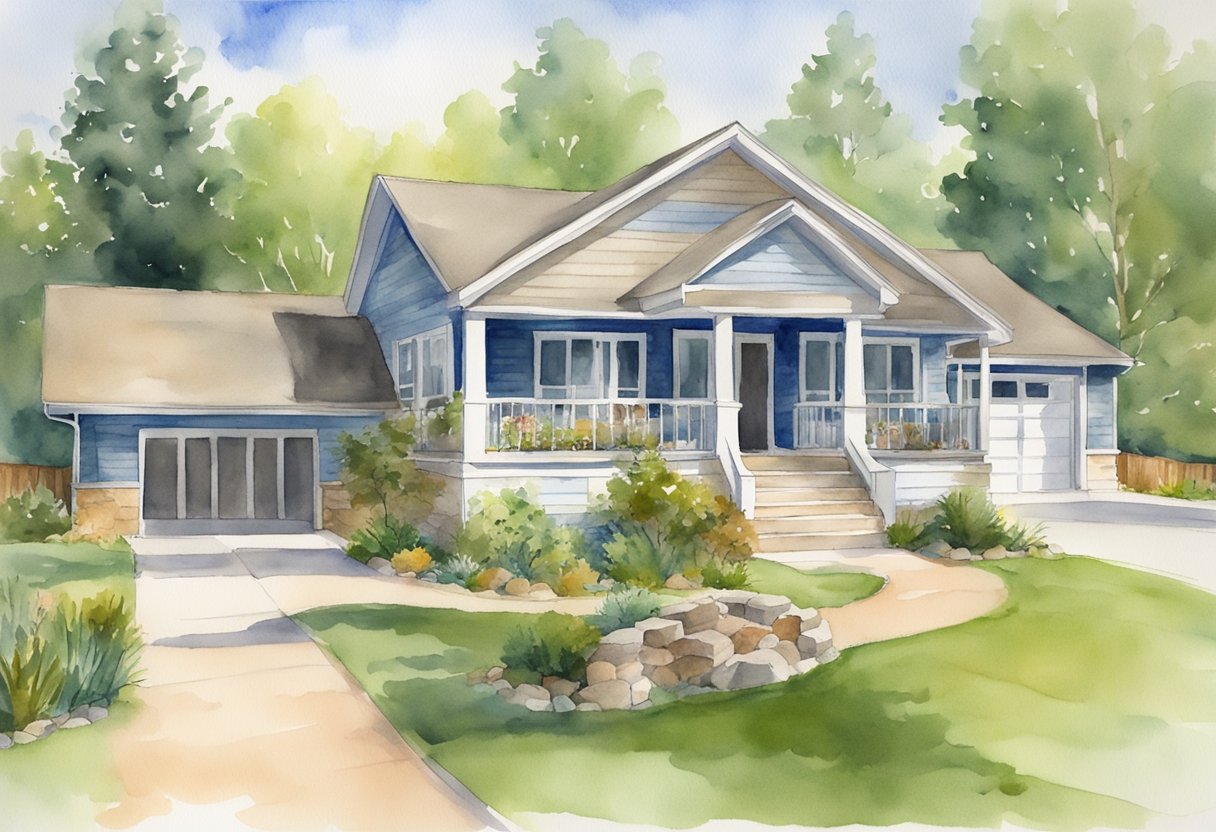 A real estate agent shows a property to potential investors in Nebraska, discussing the benefits of the location and potential return on investment