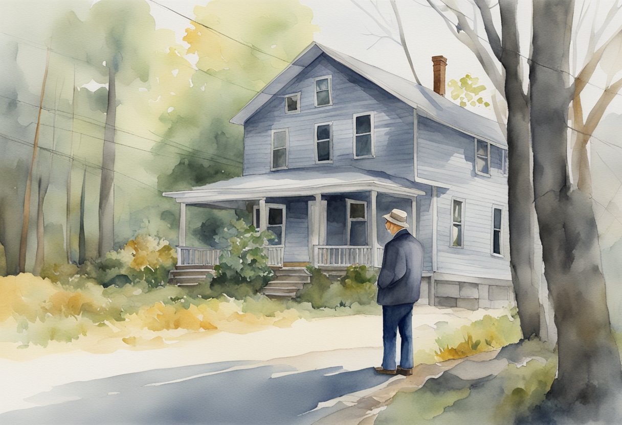 An investor examines Vermont properties, noting location, condition, and potential for profit