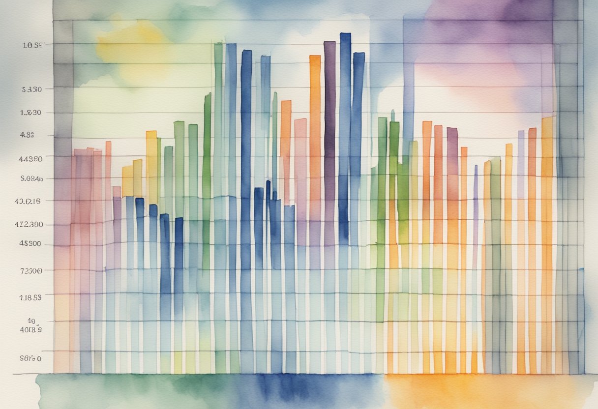 A bar graph showing income and taxes affecting social security benefits over time
