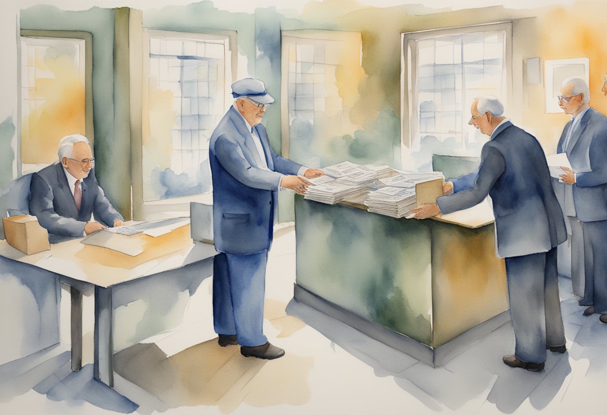 A person receiving two Social Security checks simultaneously