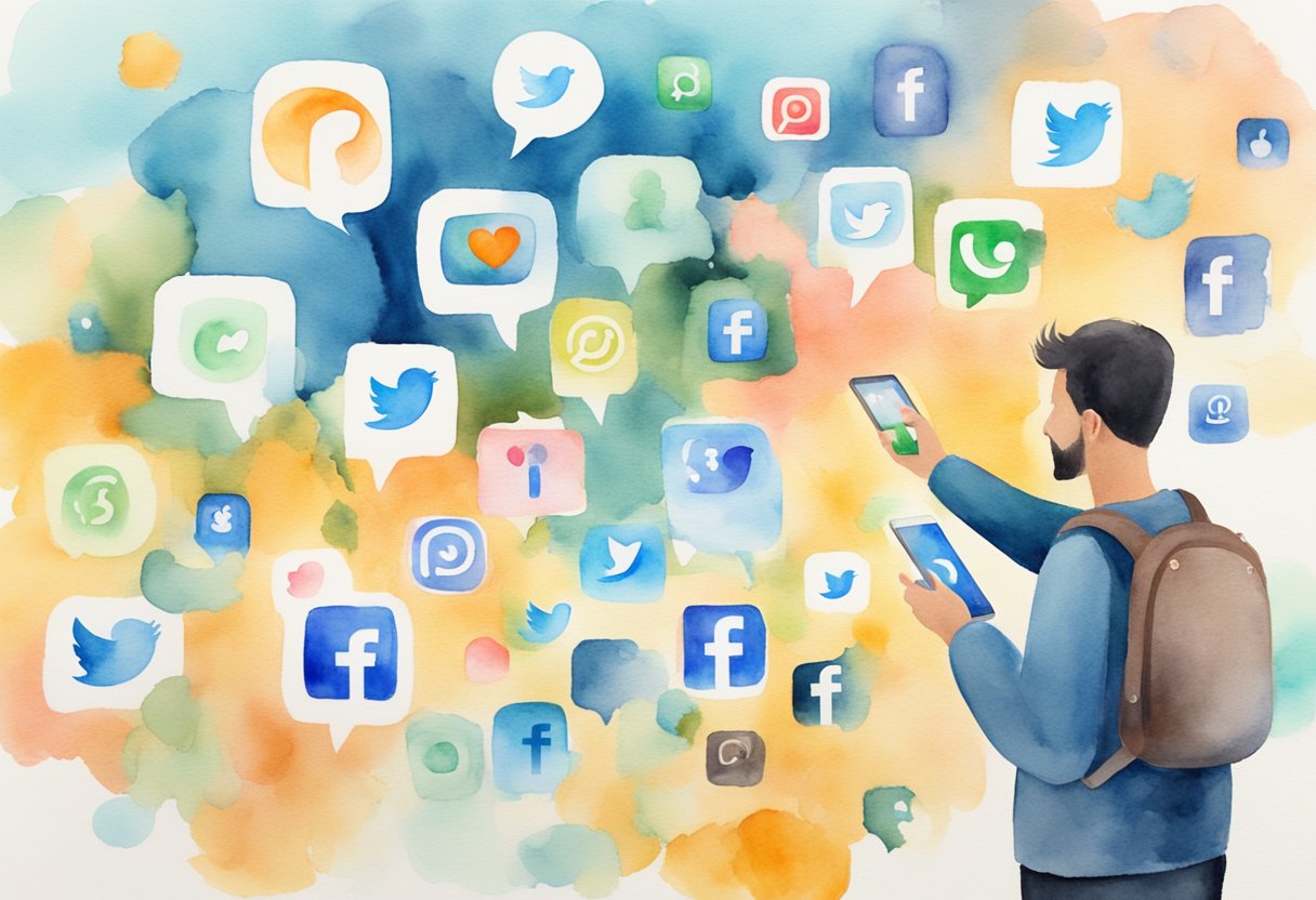A person's social media following grows as they engage with followers, create valuable content, and maintain a consistent online presence, leading to passive income opportunities