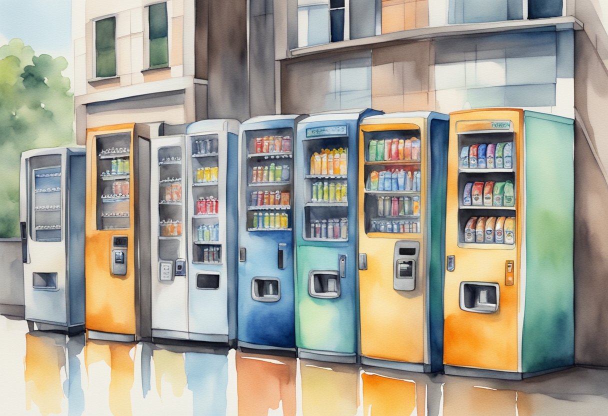 Vending machines restocked and managed efficiently, generating passive income