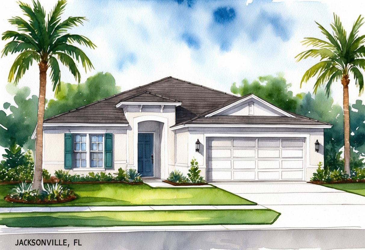 A well-maintained property in Jacksonville, FL with a neatly landscaped exterior and a clean, modern interior