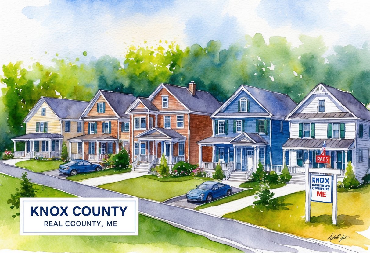 A bustling real estate market in Knox County, ME, with properties and investors from surrounding regions
