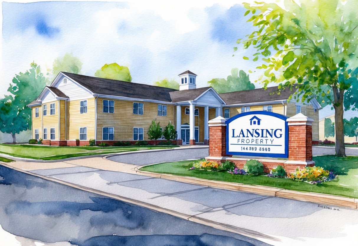A well-maintained property in Lansing, MI with a professional management team overseeing the real estate investment