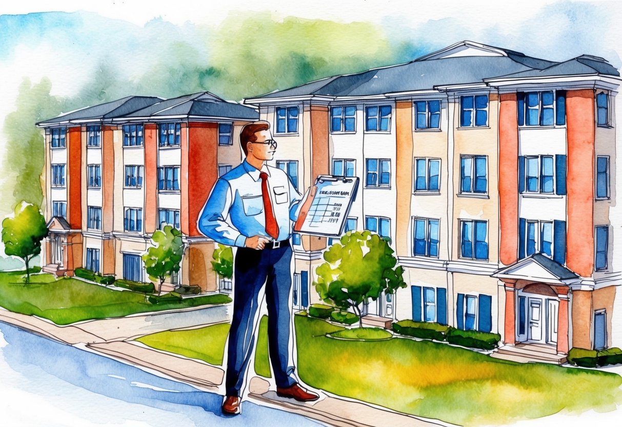 A property manager overseeing multiple rental units in St. Louis, handling maintenance, tenant relations, and financial management