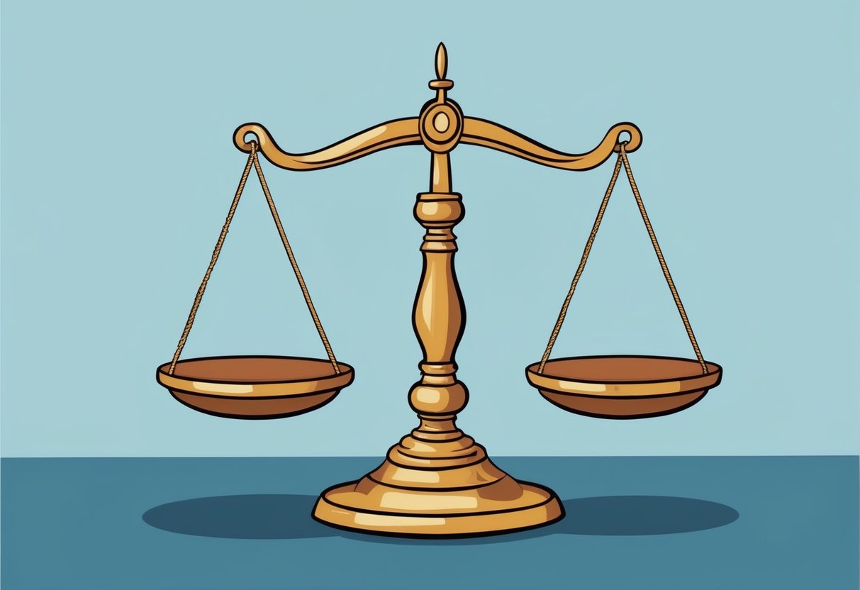 A scale weighing Medicaid eligibility against state-specific asset transfer rules